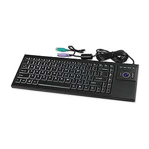 1u Slim Trackball Keyboard, PS2 - iOne