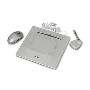 5x4 USB Graphics Tablet W/ Cordless Pen - Manhattan