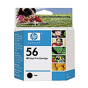 Hp Inkjet Cartridge, Hp 56 Black - HP