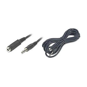 6ft. Stereo 3.5mm Mini Plug Audio Cable Male To Female ZT1900340 - Ziotek