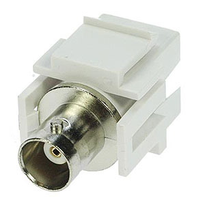 Bnc To Bnc Keystone Module, White - Generic