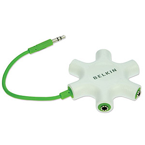 Belkin Rockstar 5-way 3.5mm Headphone Splitter - Belkin