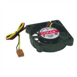 Case Fan, Ball Bearing, 3-pin, 50mm X 50mm X 12mm - Cofan