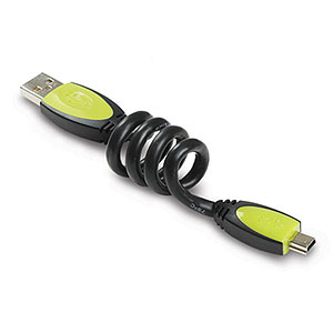 1ft. Flexicord USB Type A To Mini Type B (5-pin) Cable ZT1311011 - Ziotek