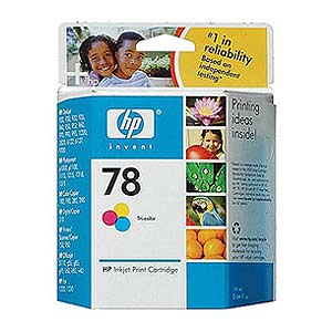 Hp Inkjet Cartridge, Hp 78 Tri-color - HP