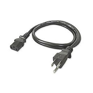 3ft. Computer Or Monitor Power Cable ZT1202160 - Ziotek