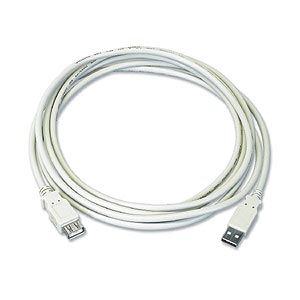 10ft. USB 2.0 Type A Male To Female Extension USB Cable, Beige ZT1310790 - Ziotek