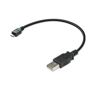 1ft. USB Shortys USB 2.0 Type A Male To Micro-USB Male USB Cable ZT1311546 - Ziotek
