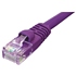 1ft CAT5e Network Patch Cable W/ Boot, Purple ZT1195335