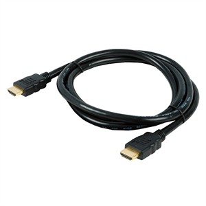 3ft High Speed HDMI W/ Ethernet Cable, M To M, 28 AWG, Black - Universal