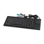 1u Slim Trackball Keyboard, PS2 - iOne