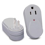 360 Rotating Single Outlet Surge Grounded ZT1120183 - Ziotek