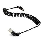 USB 2.0 3d Coil Cable, Am To Mini 5pin M - Ziotek