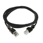 3d Am/bm USB 2.0 Cable, 1 Meter, Black - Ziotek