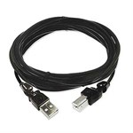 3d Am/bm USB 2.0 Cable, 2 Meters, Black - Ziotek