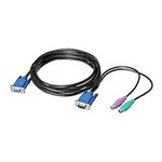 10ft. KVM Cable All-in-one VGA And PS2 MS-PS2-10 - ConnectGear