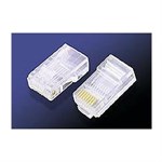 CAT5e RJ45 Plugs Stranded, 50-microinch Gold 100pk - Ziotek