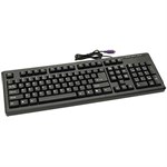 Standard Keyboard, Black, PS2 - DCT Factory