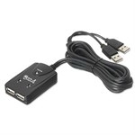 USB 2 Port 6ft. Cable Extender CBL-204BK - Jargy