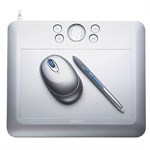 Wacom Silver Tablet W/ Pen, Mouse And Software, M - Wacom