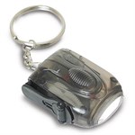 Mini LED Dynamo Keychain Flashlight, Smoke ZT1420111 - Ziotek