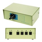 4 To 1 Telephone Switchbox RJ11 ZT1050020 - Ziotek