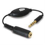 Iphone Headphones Adapter With Mic, Black - Seidio