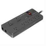 8-Outlet Pro Surge With Rotating Plug 15ft. Cable ZT1120176 - Ziotek