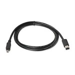 Firewire Cable, Ieee 1394 6p/4p M/M 3ft - Ziotek