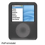 Ipod Nano 3g Silicone Case, Black - Incipio
