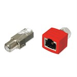 X-rjax Snap-in Coax Female/male Combo Kit, Red - XMultiple