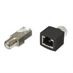 X-rjax Snap-in Coax Female/male Combo Kit, Black - XMultiple