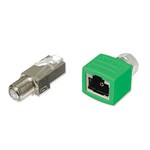 Snap-in Coax Male To Female Combo Kit Green XRJAX 7101-G - XMultiple