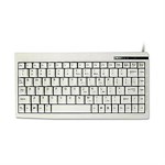 Mini Keyboard W/ Full Sized Keys, Ivory, PS2 - Solidtek