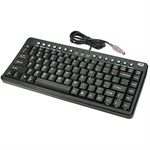 Adesso Mini Keyboard Black, PS2 - Adesso