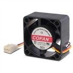 Case Fan, Ball Bearing, 3-pin, 40mm X 40mm X 20mm - Cofan