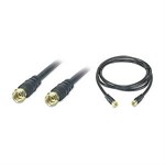 Rg59 M/M F-type Cable, 3ft - Ziotek