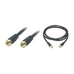 Rg59 M/M F-type Cable, 25ft - Ziotek