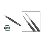ESD Safe Fine Point Tweezers 130mm Length 44501 - Wiha Tools