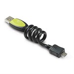 Flexicord  1ft. USB Type A Male To Micro USB Male Cable ZT1311016 - Ziotek