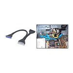 Round Ata133 IDE Cable 40 Pin W/ 3 Conn.24'' Black - Ziotek