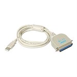 USB To Parallel Printer Cable, 6ft, Bi-directional - GWC