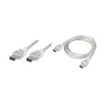 Clear Firewire 6p To 6p, 15ft - Ziotek