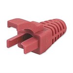 Professional RJ45 Strain Relief 50 Pack Red ZT1800582 - Ziotek