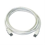 Ziotek USB 2.0 Cable A Male To A Male, Beige, 6ft - Ziotek