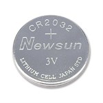 Coin Cell Lithium, 3v, Cr2032, 5 Pack - Newsun