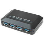 4 Port USB 3.0 Hub W/ AC Adapter - Universal