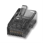 Rj-45 Plugs Gold Solid/stranded, 50pk, Black - Ziotek