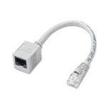 Ziotek 8 In. Crossover CAT5e Adapter - Ziotek