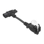 T Liberator 2 Prong Power Plug To 2 Prong Notebook Cable ZT1212530 - Ziotek